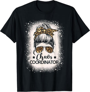 Chaos Coordinator Leopard Messy Bun Bleached Girls Women