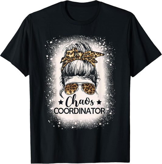 Chaos Coordinator Leopard Messy Bun Bleached Girls Women