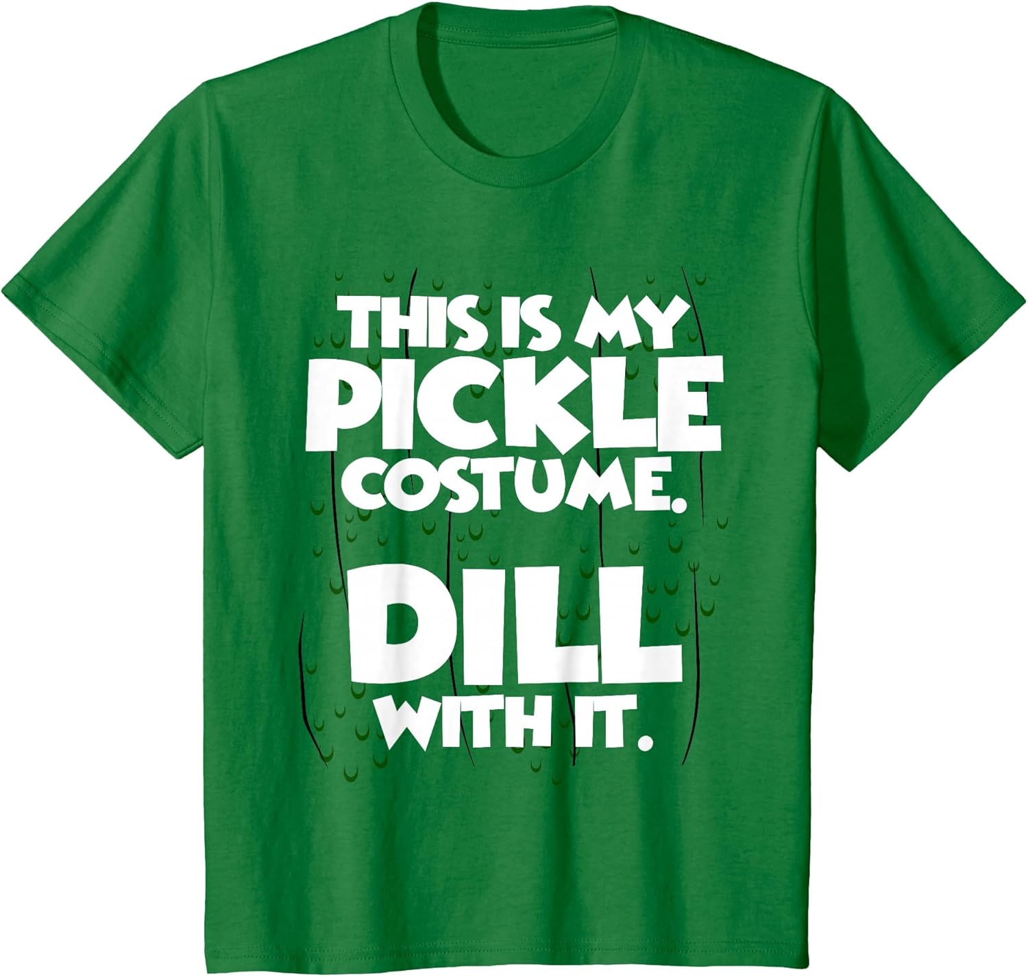 Pickle Halloween Costume Shirt Easy Funny Women Men Kids