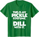 Pickle Halloween Costume Shirt Easy Funny Women Men Kids