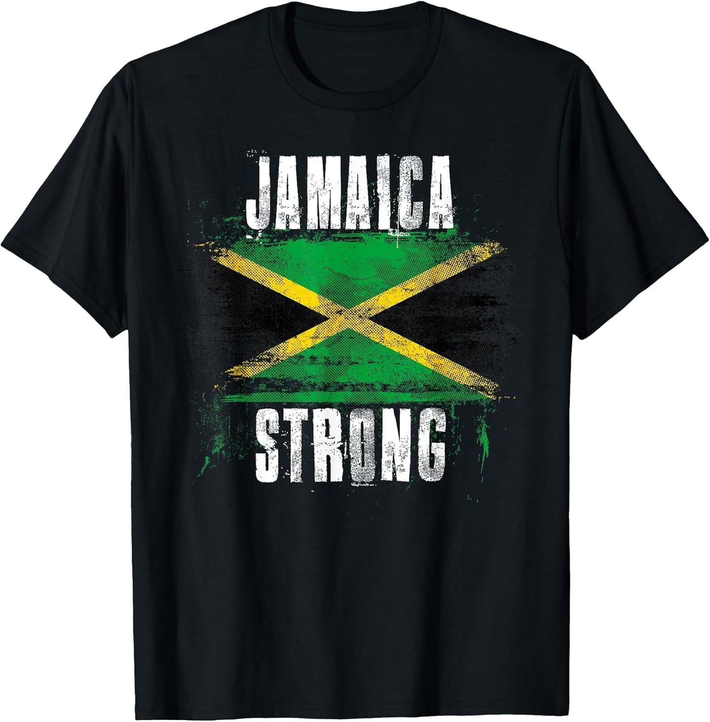 Jamaica Strong Distressed Flag - Jamaican Pride