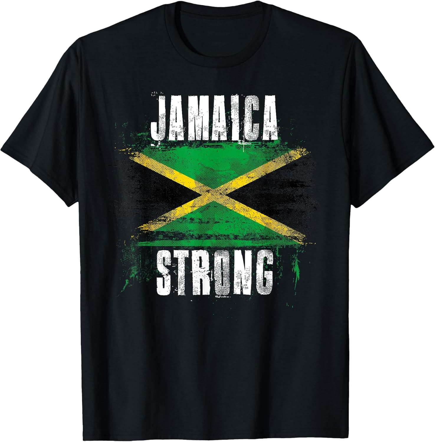 Jamaica Strong Distressed Flag - Jamaican Pride
