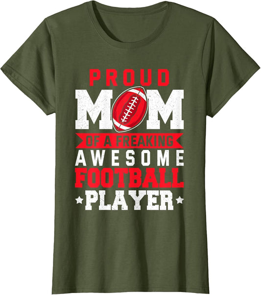 American Football Mom Player Theme Quote