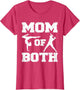 Mom of Both Funny Baseball Gymnastics Mom