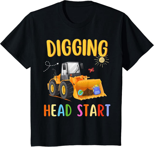 Digging Head Start Excavator Boys Back to School Head Start