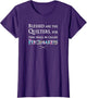 Blessed are The Quilters - Piecemakers Funny Quilting