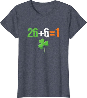 Irish Reunification 26 + 6 = 1 | Shamrock | United Ireland