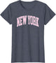 New York Souvenir Pink Retro Preppy Throwback Classic