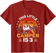 Kids This Little Camper is 3 Year Old Camping 3rd Birthday Party