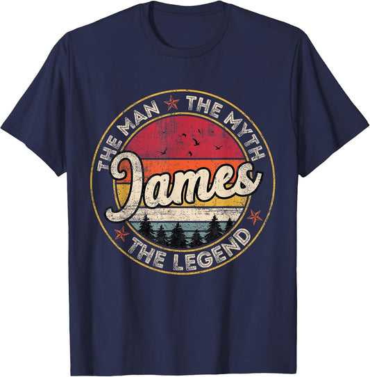 James The Man The Myth The Legend Personalized Name
