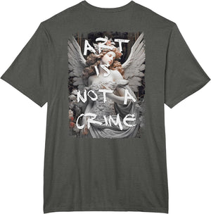 Hip Hop Vintage Edgy Urban Y2K Back Print Streetwear Angel