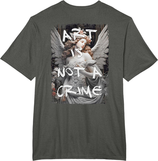 Hip Hop Vintage Edgy Urban Y2K Back Print Streetwear Angel