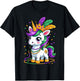 Cute Unicorn Mardi Gras Fat Tuesday Girls Kids Women Unicorn