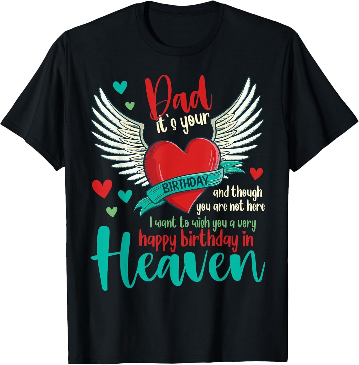 Happy Birthday Dad in Heaven Memorial Angel Family Love