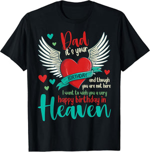 Happy Birthday Dad in Heaven Memorial Angel Family Love