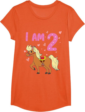 Pony Girl 2nd Birthday Horse 2 Years Old Girls Pony Birthday