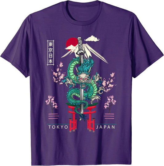 Japanese Tokyo Dragon Asian 80’s Style