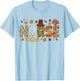 Thanksgiving Nurse Stethoscope Fall Scrub Top Men Women
