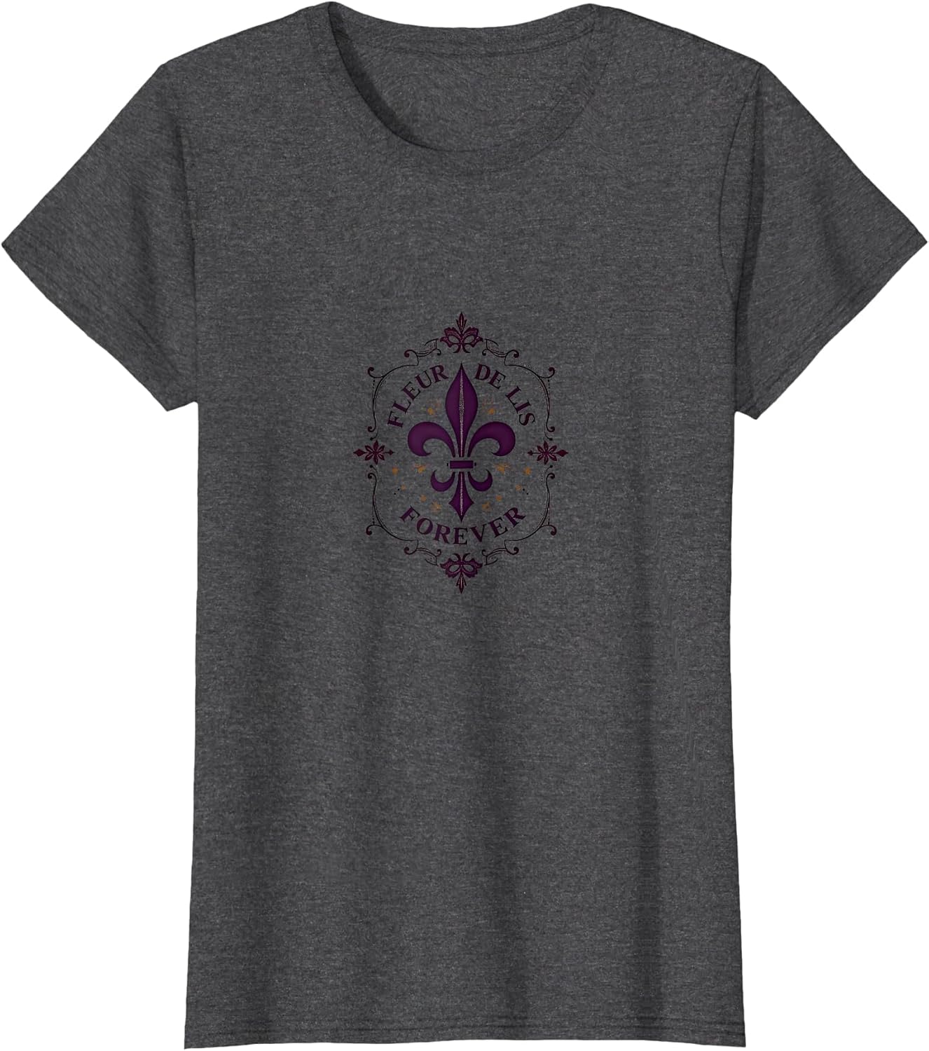 Fleur de lis Forever Mardi Gras Design