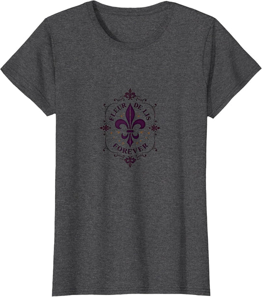 Fleur de lis Forever Mardi Gras Design