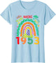 Making World A Better Since 1953 71st Birthday Rainbow Lover