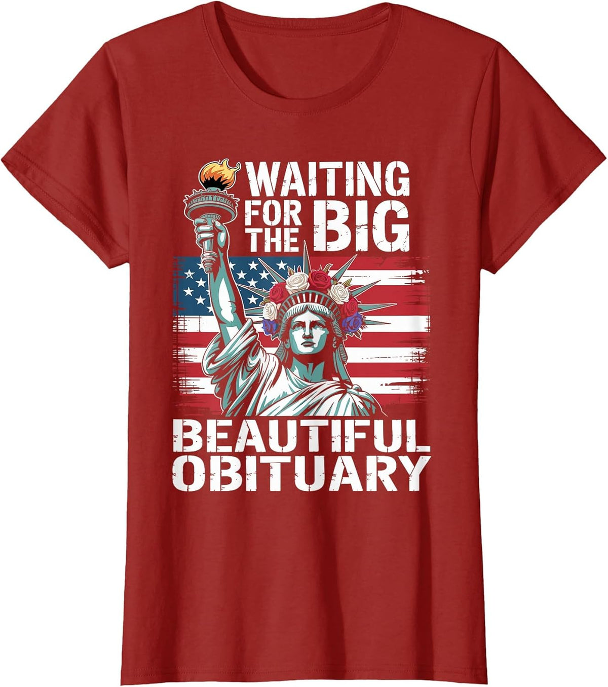 Waiting for The Big Beautiful Obituary Funny Saying Quote