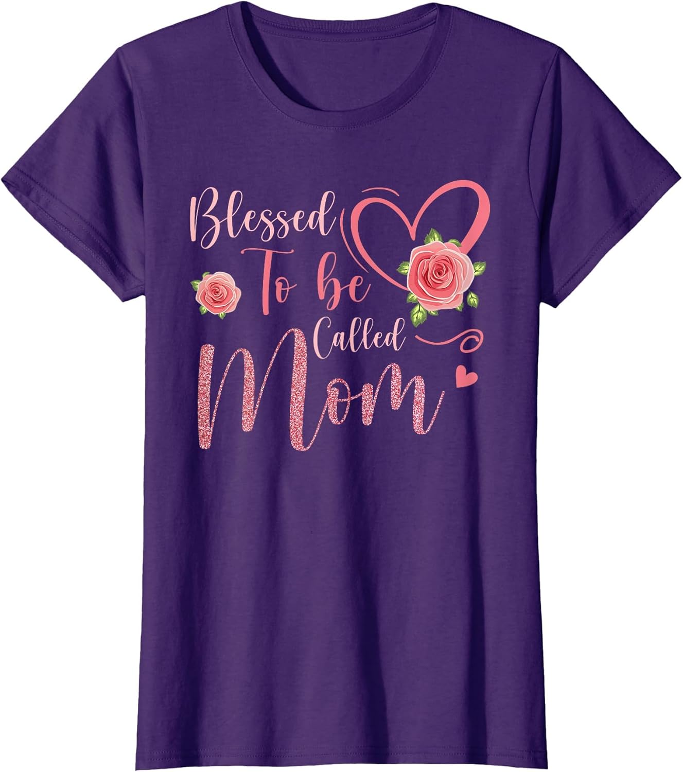 Blessed to Be Called Mom Cute Floral Women Mothers Day