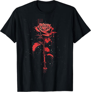 Anime Withered Rose Blood Dripping