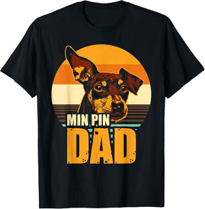 Min Pin Dad Vintage Miniature Pinscher Dog