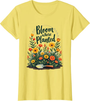 Bloom Where Planted Gardening Design
