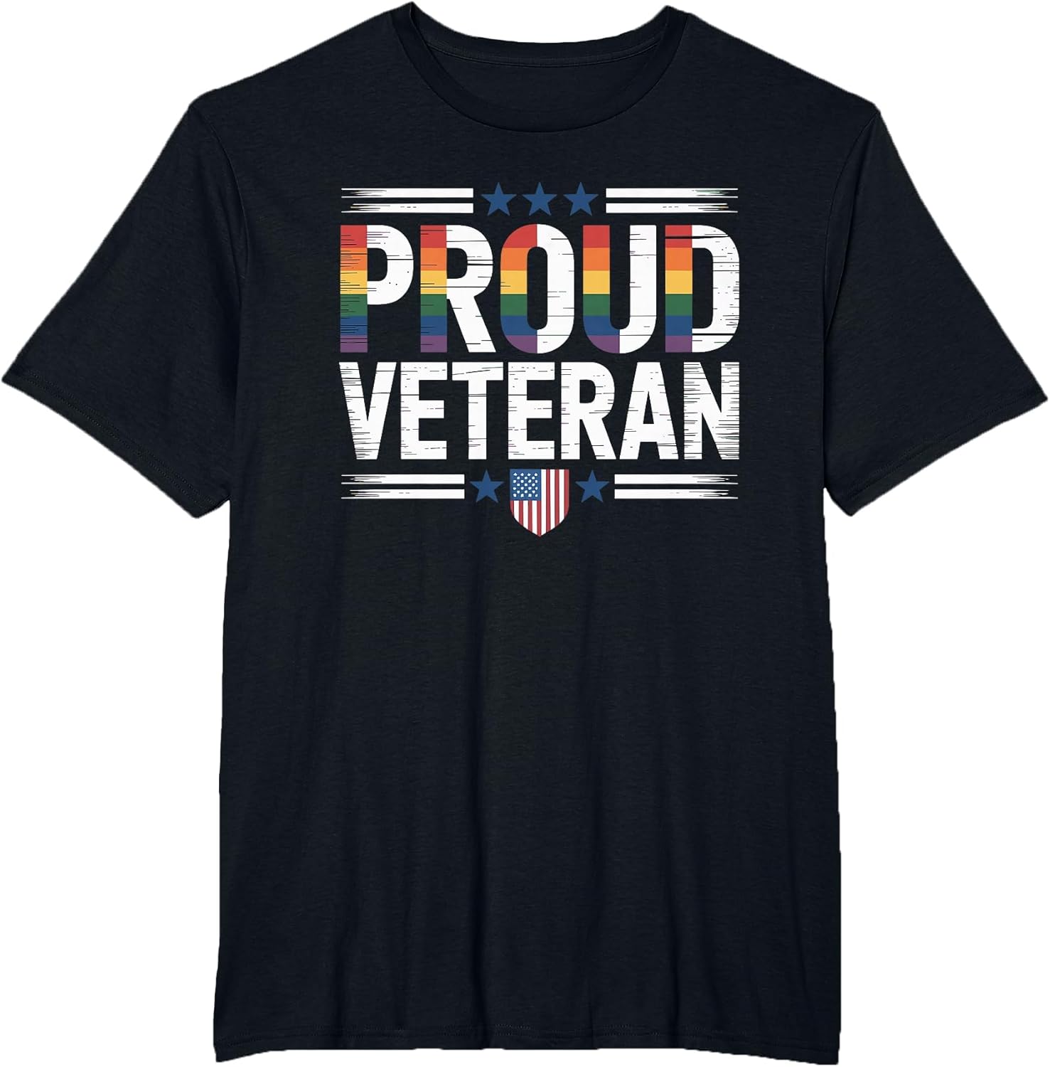 Patriotic Proud LGBTQ Ally Veteran