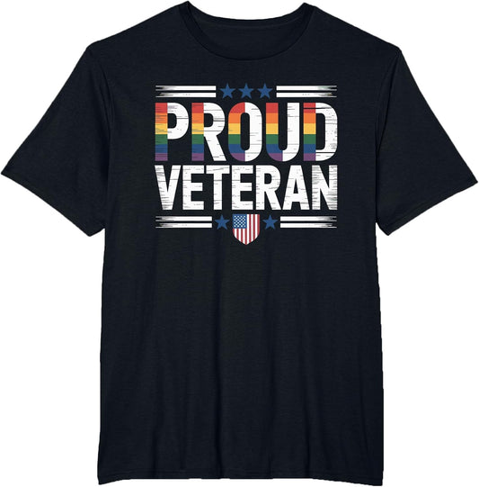 Patriotic Proud LGBTQ Ally Veteran