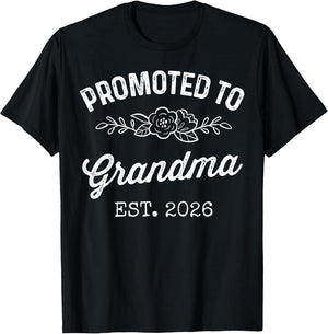 Promoted to Grandma Est 2026 Vintage First Time Nana to Be