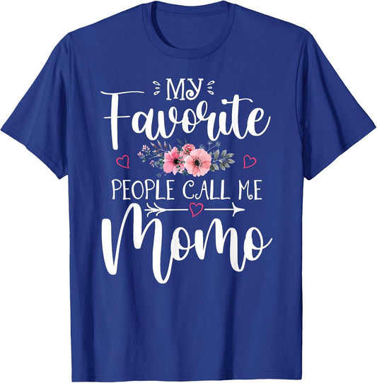 My Favorite People Call Me Momo Funny Floral Mother's Day