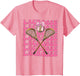Coquette Bow Lacrosse Player Lax Girl Mom Mother's Day Pink