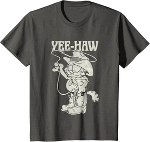 Garfield Cowboy Yee-Haw Vintage Retro Big Chest Portrait