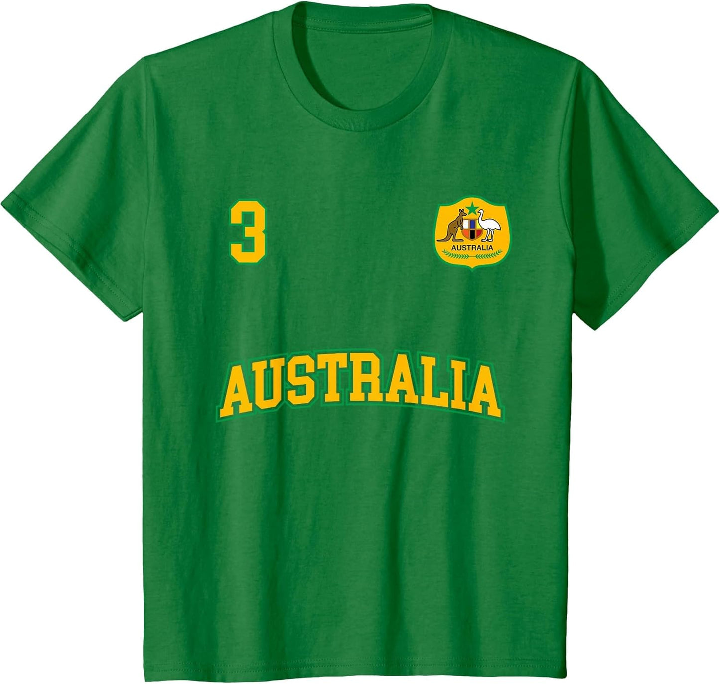 Australia Soccer Shirt No. 3 (+Back) Australian Sports Team