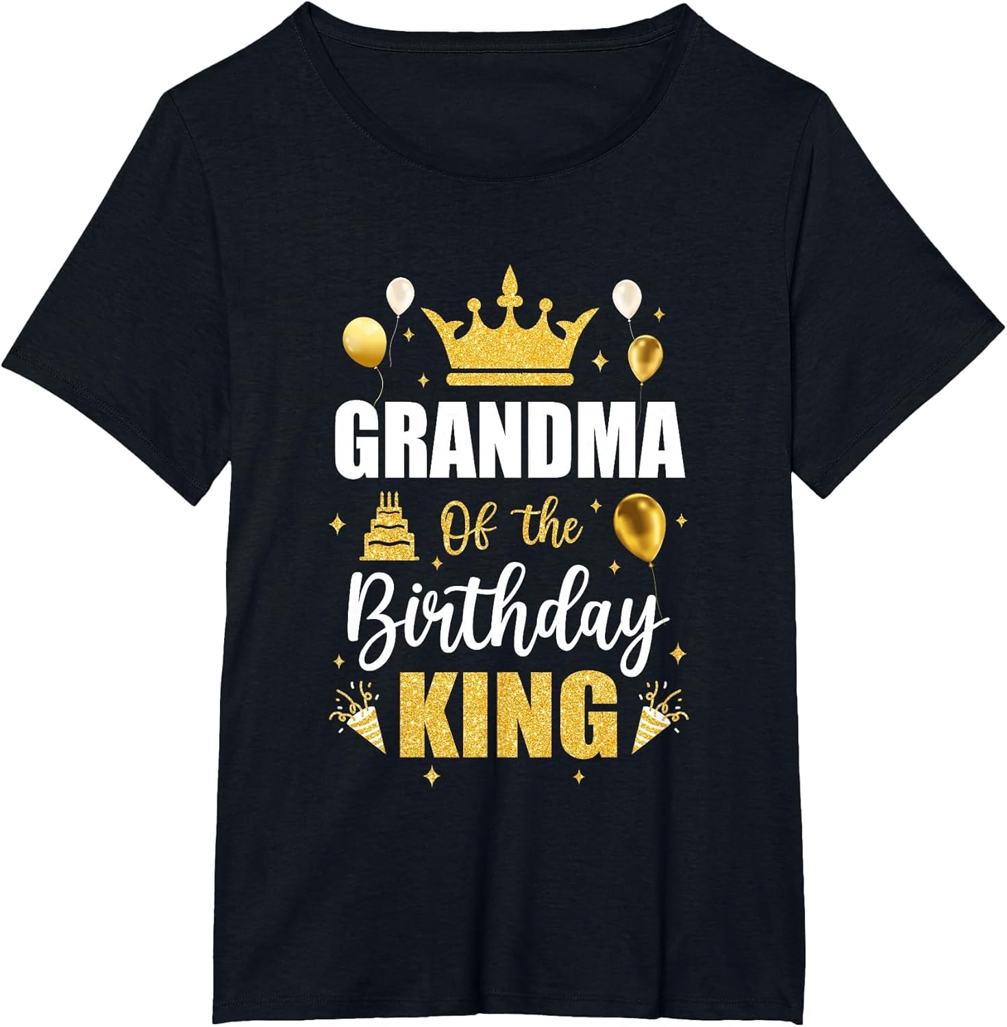 Grandma of The Birthday King Boys Men Bday Party
