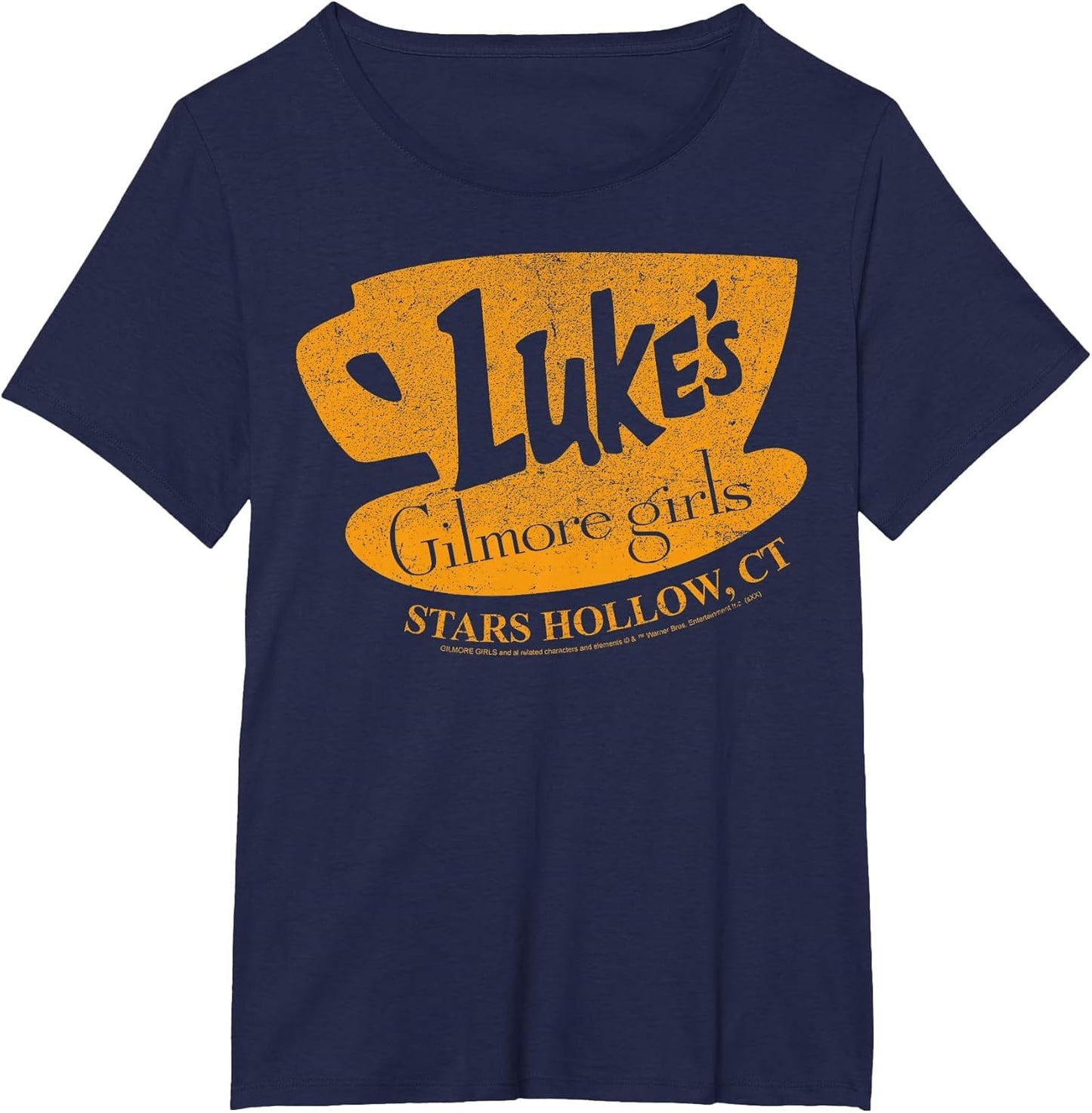 Gilmore Girls Luke's Diner Stars Hollow Distressed Sign