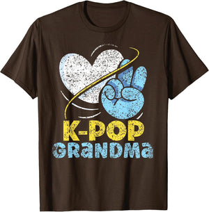 K-POP Grandma Lover Music Korean K-Pop Cute Grandmother