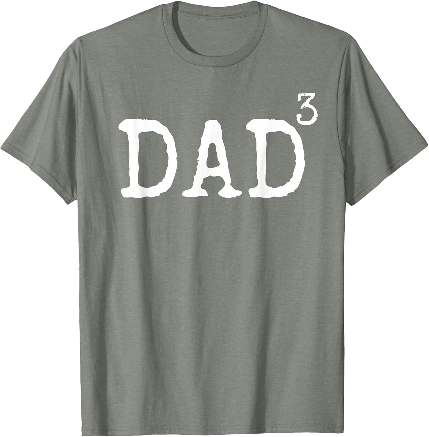 Funny Triplet Dad Gift Father of 3 Joke Dad Cubed