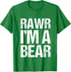 Rawr I'm A Bear Costume Funny Easy Animal Halloween