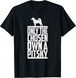 Pitsky Only Chose One Own Dog Mom Dad Funny