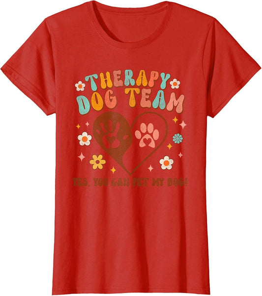 Therapy Dog Team Pet My Dog Animal Assisted Therapy Groovy