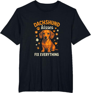 Dachshund Kisses fix Everything - Animal Pattern