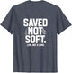 Saved Not Soft Lion Not A Lamb Christian Bold Backprint