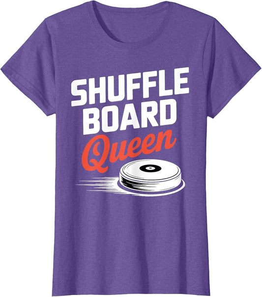 Shuffleboard Queen Cute Women's