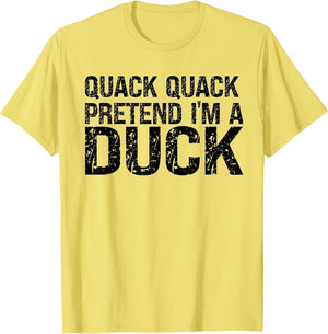 Pretend I'm A Duck Shirt Matching Kids Adult Duck Costume