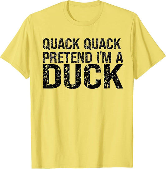 Pretend I'm A Duck Shirt Matching Kids Adult Duck Costume