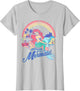 Disney The Little Mermaid Pastel Rainbow Retro